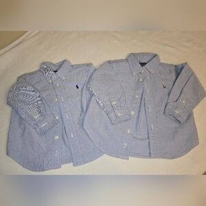Ralph Lauren Light Blue Kids Shirts (2)